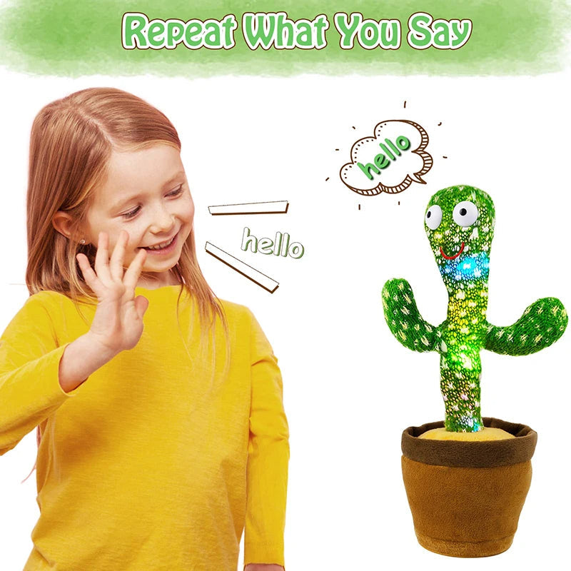 "Rechargeable Dancing Cactus Toy"